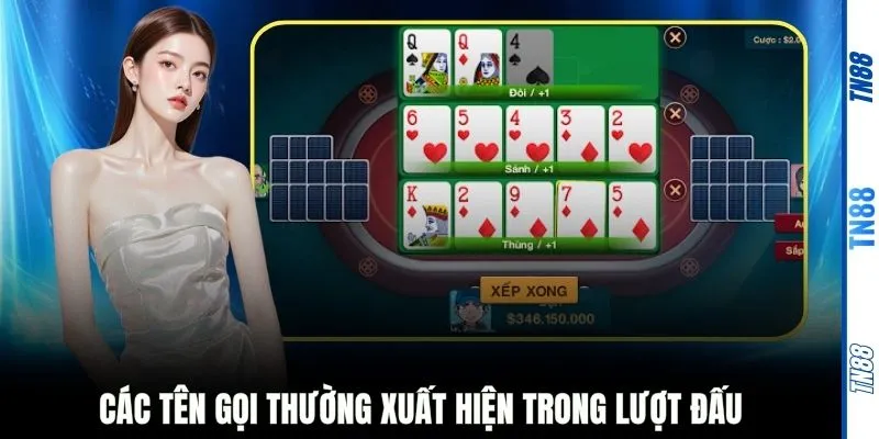 Các tên gọi thường xuất hiện trong lượt đấu