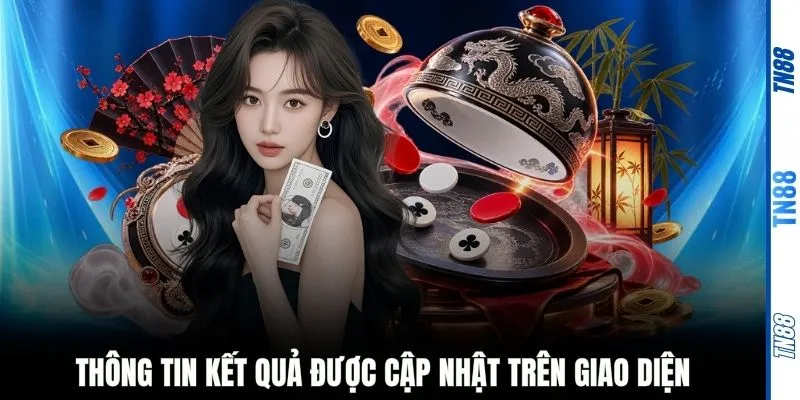 Thông tin kết quả được cập nhật trên giao diện